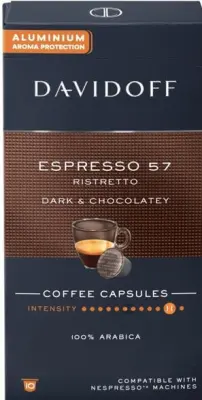DAVIDOFF Espresso 57 kapsul 10 porcij