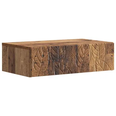 vidaXL Stenska stranska miza Star les 87,5 x 34,5 x 17 cm