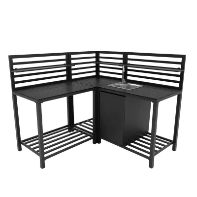 Aluminijast zunanji 3-delni kuhinjski set