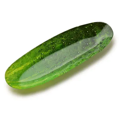 Servirna posoda steklo Aria Fresh Kumara 9 x 25 x 2 cm zelena 1 kos