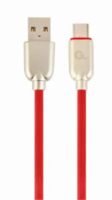CC-USB2R-AMCM-2M-R Premium Type-C USB polnilni in podatkovni kabel 2 m rdeč