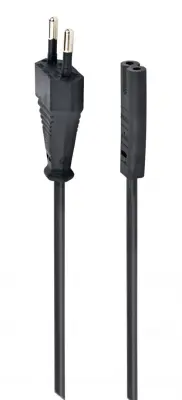 PC-184-VDE Napajalni kabel VDE odobren 1,8 m črn