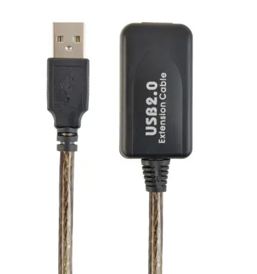 UAE-01-5M USB2.0 Active podaljšek 5m črn