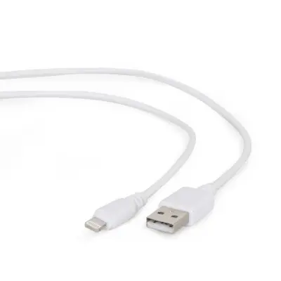 CC-USB2-AMLM-W-1M USB Lightning 8-polni sinhronizacijski in polnilni kabel, bel, 1 m