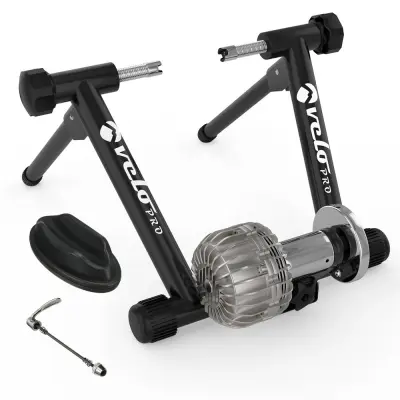 Fluid Turbo Trainer Notranji kolesarski trenažer za cestna in gorska kolesa Črna