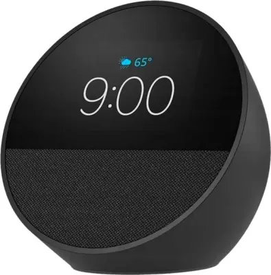Pametni zvočnik AMAZON Echo Spot (2024) črne barve