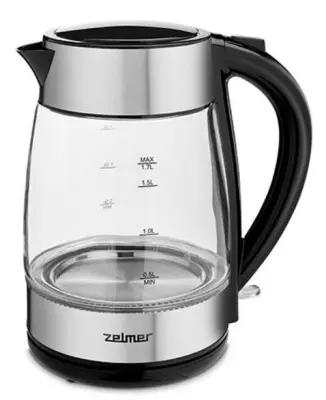 ZELMER ZCK8011 električni grelnik vode 2200 W hitro vrenje vode srebrno-prozoren