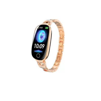 Smartwatch kompatibilen z Joeme Fit – ženska ura z SpO2 in 50+ športnimi načini PinkGold