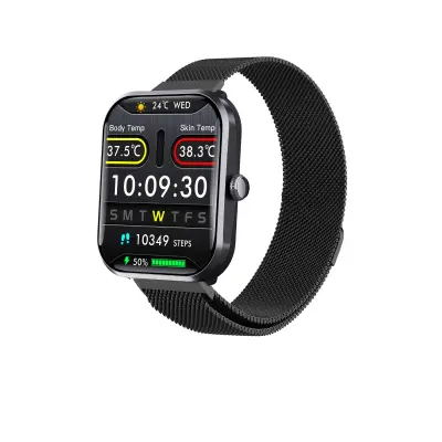 Smartwatch Black Milan z Joeme Fit — IP67, 108 športnih načinov, SOS