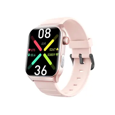 Smartwatch F320 kompatibilen z več znamkami - Zdravstveno spremljanje, Bluetooth 5.3, 7-10 dni baterije Pink