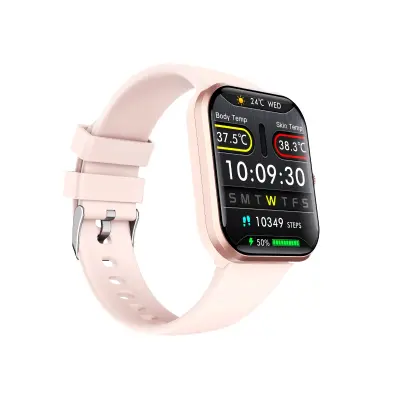 Smartwatch Pink Gold – Health & Sports Tracker z SpO2, HR, BP, Temp