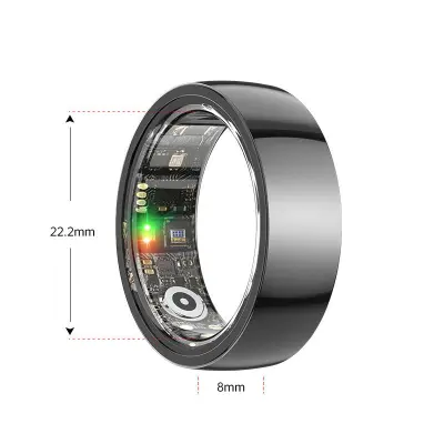 Pametni prstan R1000 - Keramična izdaja Black 13