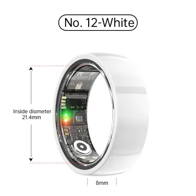 Pametni prstan R1000 - Keramična izdaja White 12