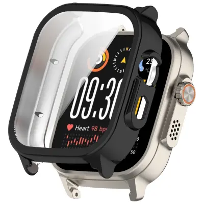 Polno zaščitni ovitek s kaljenim zaslonom za Realme Watch 5 Black