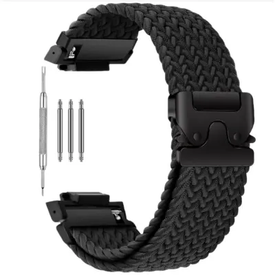 Zračna najlonska zapestnica za uro, združljiva s Casio G-SHOCK GA-110/GA120/700 Black