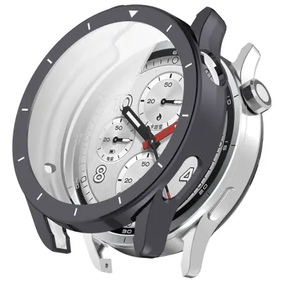 Zaščitni TPU ovitek za Xiaomi Watch S5 - polno pokritje in mehkoba Gunmetal