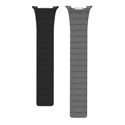 Magnetni Silikonski Pašček za Uro, Kompatibilen s Samsung Watch 8 - Multicolor Gray