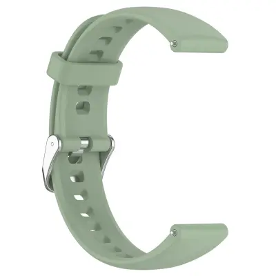 Silicone Replacement Watch Band Compatible with Huawei Watch Fitini — Soft Pin-Buckle Strap, Multiple Colors, 21.5cm x 2cm Green