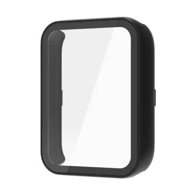 Zaščitni ovitek z enodelnim PC+kaljenim steklom za Xiaomi Band 8 Pro Black