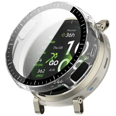 Integriran PC ovitek s kaljenim steklom za Amazfit Active3 Transparent