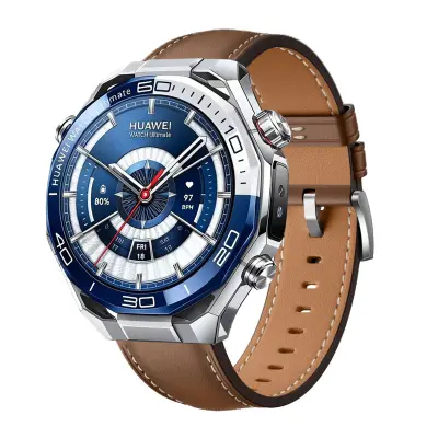 Zamenjava/Kompatibilni deli – Huawei Ultimate 2, 22mm pašček z zaponko Brown