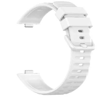 Zamenljivi/združljivi deli – Huawei silikonski pašček za Fit3/4/4 Pro/5/5 Pro White