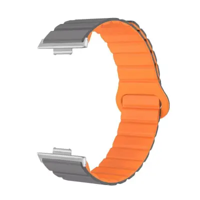 Zamenjava/Kompatibilni del – Huawei WATCH Fit3/4/5/Pro magnetni pašček Grey Orange