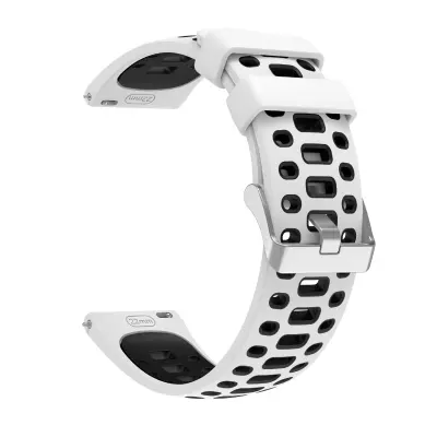 Zamenjava/Kompatibilni del – Huawei 22mm silikonski pašček dvobarven White+Black