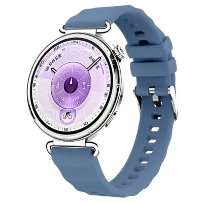 Zamenljivi/kompatibilni deli – Huawei Watch GT6 silikonski pašček 18mm, 22.5x1.8cm Blue