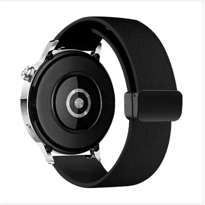 Zamenjava/Kompatibilni deli – Huawei GT in Xiaomi Watch silikonski pas Black 20 mm