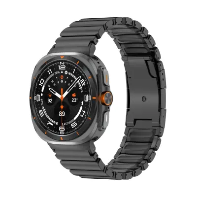 Nadomestni/združljivi del – Titanium Alloy Strap za Samsung Watch8 Classic Black