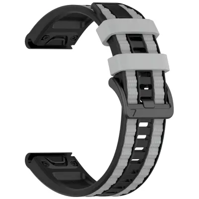 22mm hitro snemljiv silikonski pašček za Garmin Fenix 8 Pro, 47MM/45MM Grey