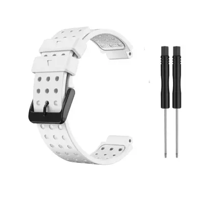 Silikonski zamenljivi pašček, zračen in udoben, za Garmin Forerunner White