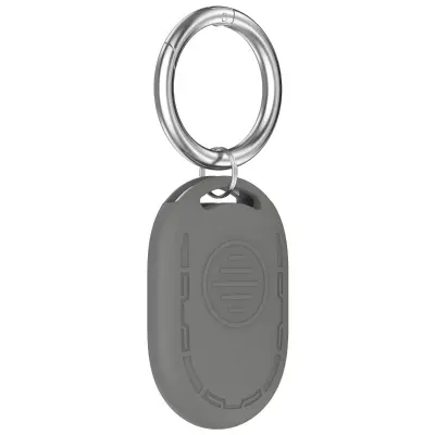 Silikonski zaščitni ovitek za Xiaomi Tag (Mi Tag) UWB in BLE sledilnike – mehak tanek zaščitnik Temno siva