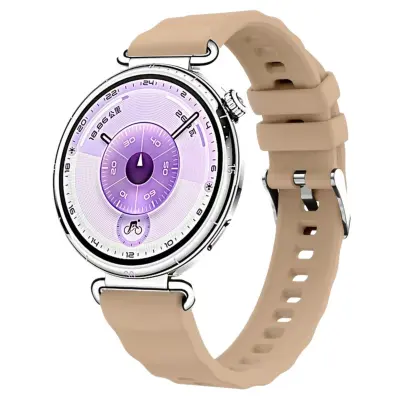 Zamenljivi/kompatibilni deli – Huawei Watch GT6 silikonski pašček 18mm, 22.5x1.8cm Pink