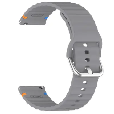 Silikonski paš za uro Galaxy Watch, Garmin, Huawei - 20 mm valovit