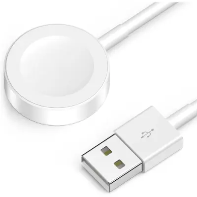 Magnetni USB-A kabel za Apple Watch, aluminij/TPE, 100cm