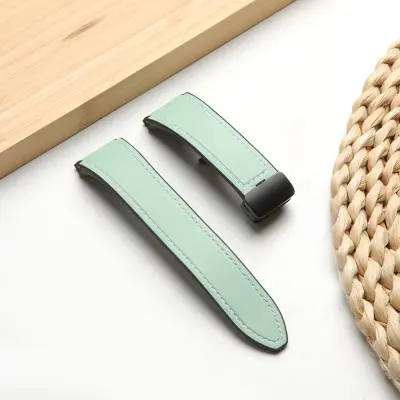 Silikonski pašček 20mm z magnetnim zapenjanjem, združljiv z Samsung WATCH654 Green