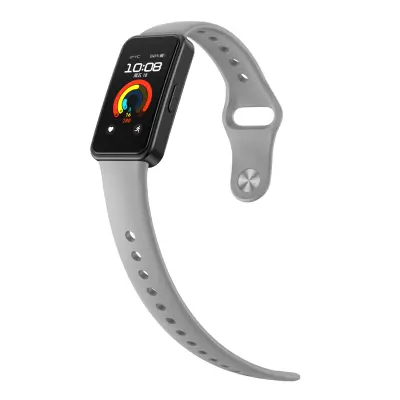 Silikonski nadomestni pašček za Huawei Band 10 Grey