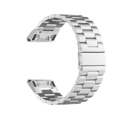 Nerjavno jeklo pas za Amazfit Ultra 2, tridelni s kovinsko zaponko Silver