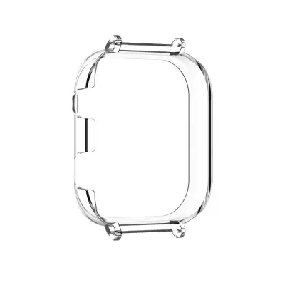 Transparent PC Watch Case Frame Compatible with Redmi Watch 6 — 20mm Band Connector Transparent