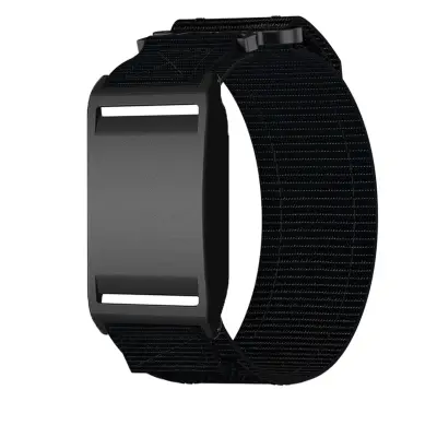 Nadomestni najlonski trak z ježkom – združljiv s Polar Loop, 21cmx3cm Black
