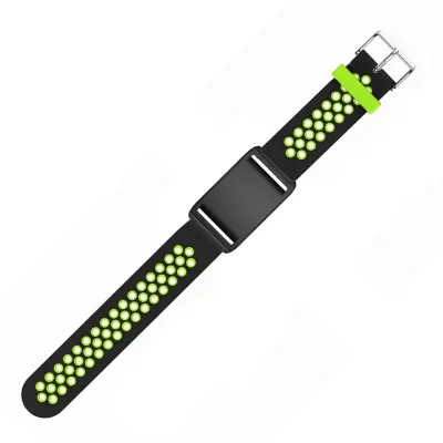 Silikonski zamenljivi pašček za Polar Loop, zračen, 25cm x 2.2cm Green
