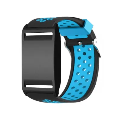 Silikonski zamenljivi pašček za Polar Loop, zračen, 25cm x 2.2cm Blue