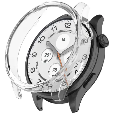 Polovično PC ohišje za Xiaomi Watch S5 – lahka, trpežna zaščita Transparent