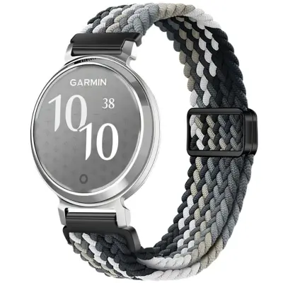 Združljiv pašček za Garmin Lily2 14mm iz pletenega najlona z magnetom MultiColor