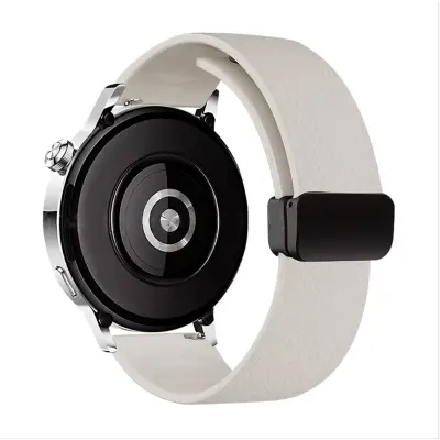 Zamenjava/Kompatibilni deli – Huawei GT in Xiaomi Watch silikonski pas Beige 20 mm