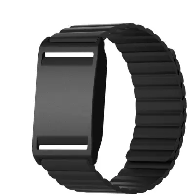 Silikonski magnetni nadomestni pašček za Polar Loop — 26cm x 2.2cm Black
