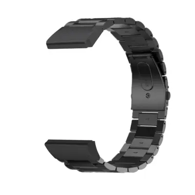 Nerjavno jeklo pas za Amazfit Ultra 2, tridelni s kovinsko zaponko Black