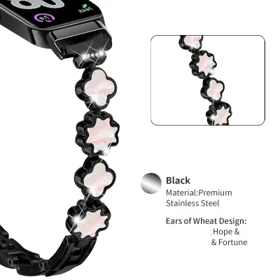 Zamenjava/kompatibilni deli – Huawei pas iz perleti z diamantki za Band 11/11 Pro Black
